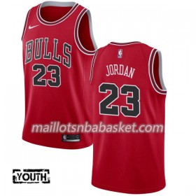 Maillot Enfant Chicago Bulls Michael Jordan 23 Nike 2017-18 Rouge Swingman